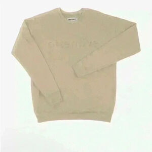 Attentive crewneck sweatshirt cream tan embossed

Size medium